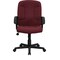 Emma and Oliver Mid-Back Fabric Executive Swivel Office Chair with Nylon Arms